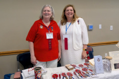 Auxiliary Sisters Colleen Swafford and Lisa Riley