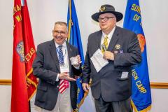 Past Department Commander Badge presentation