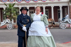 Guests arriving for the Ceremony