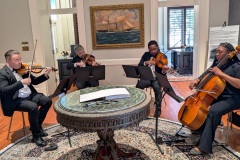 String Quartet playing at the reception.