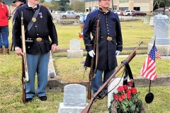 Lance-and-Pourreau-by-grave-after-ceremony